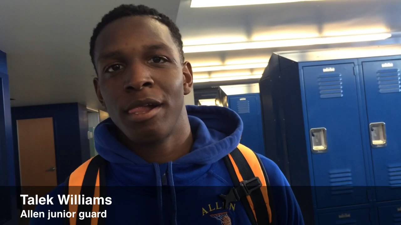 Allen's Talek Williams throws down six dunks in win over Dieruff