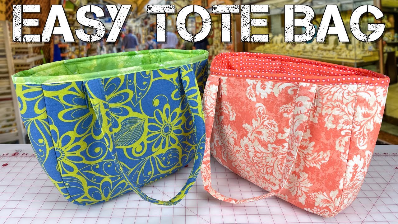 No Slouchy Bags Here! Sew a Foam-Backed Tote | Easy Tote Bag | The Sewing Room Channel