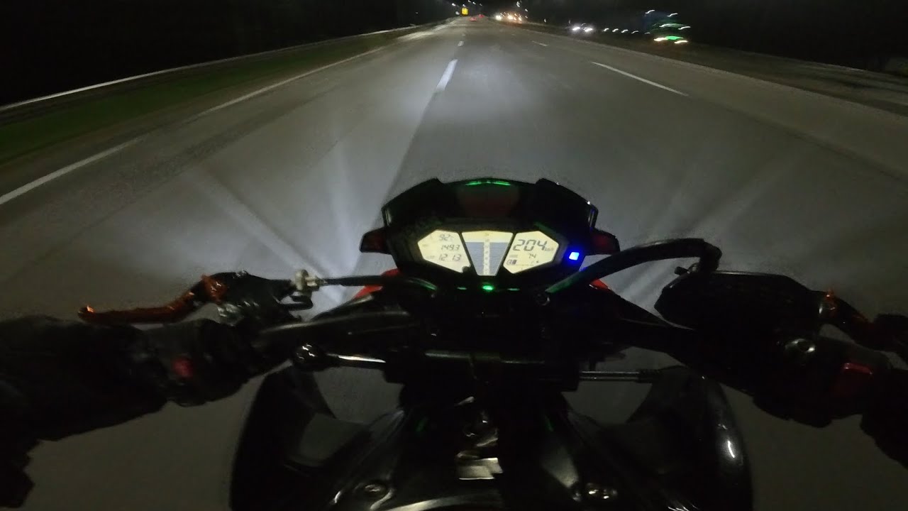 Kawasaki Z800 Night Right part 2 - Karak Highway Genting to Gombak | SC Project | Insta360 Ace 4k