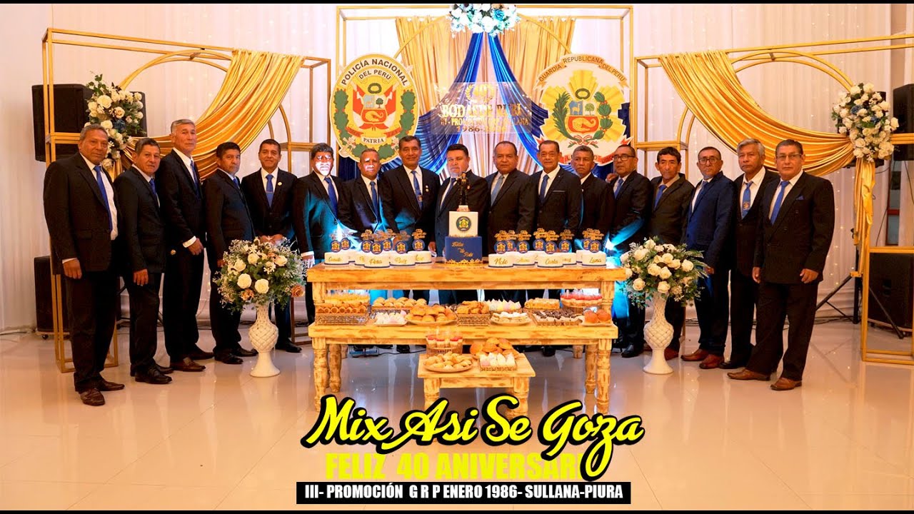 Mix as&iacute; se Goza / Orquesta Studio5 / Feliz Aniversario Policia Nacional Del Per&uacute;