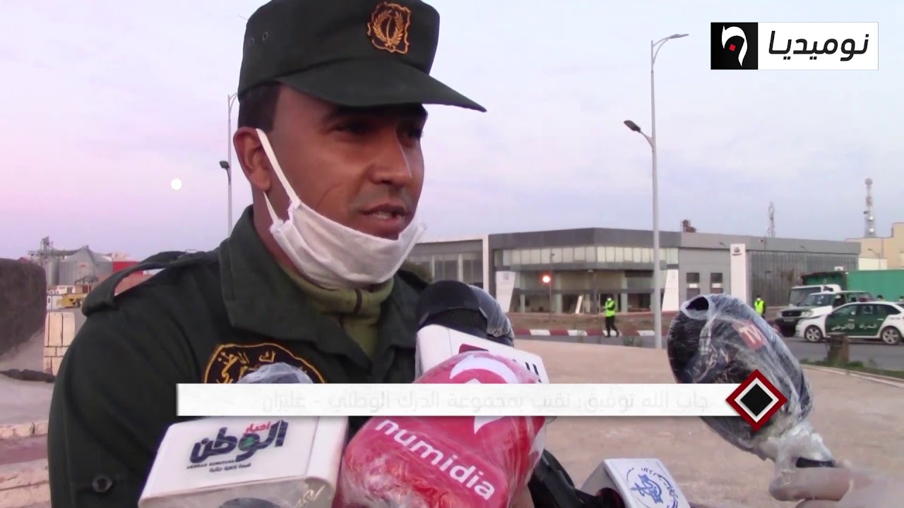 غليزان: الدرك الوطني يسهر على تطبيق إجراءات الحجر الجزئي