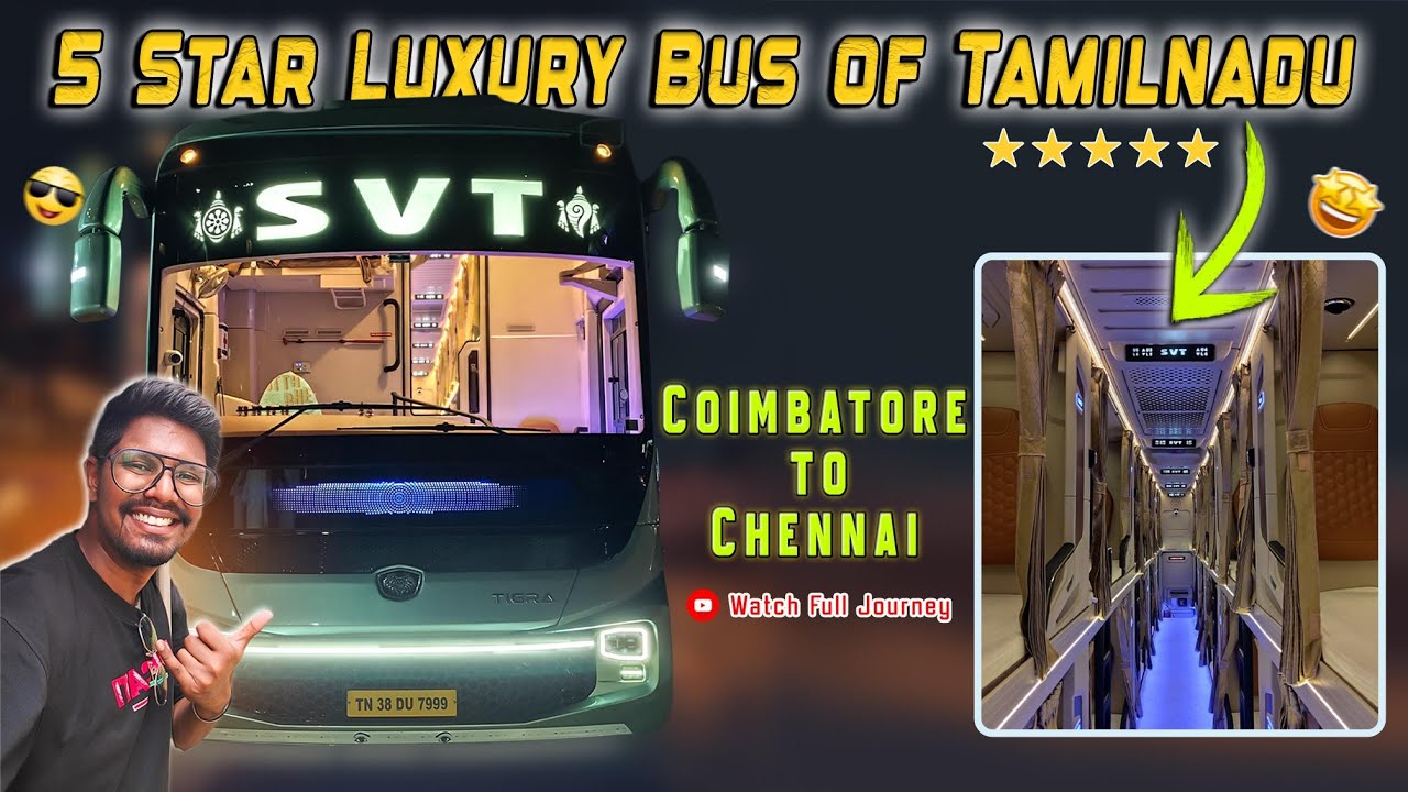 ⚡Tamilnadu's First MG Tigra Bus 💥💥 | SVT Tranz Brand new Bus | Arvi TraVlog | Vlog - 294