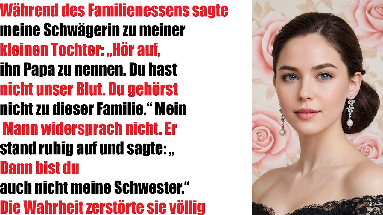 Du hast nicht unser Blut“ – Meine Schwester sagt das zu meiner Tochter