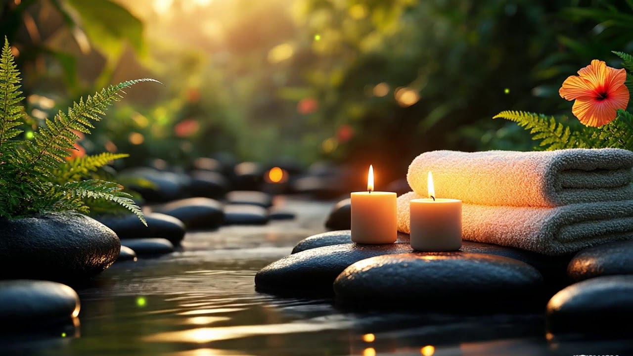 Relaxing Spa Music 🌻 Total Relaxation,Stress Release,Insomnia Cure,Healing Peaceful Water Music 27