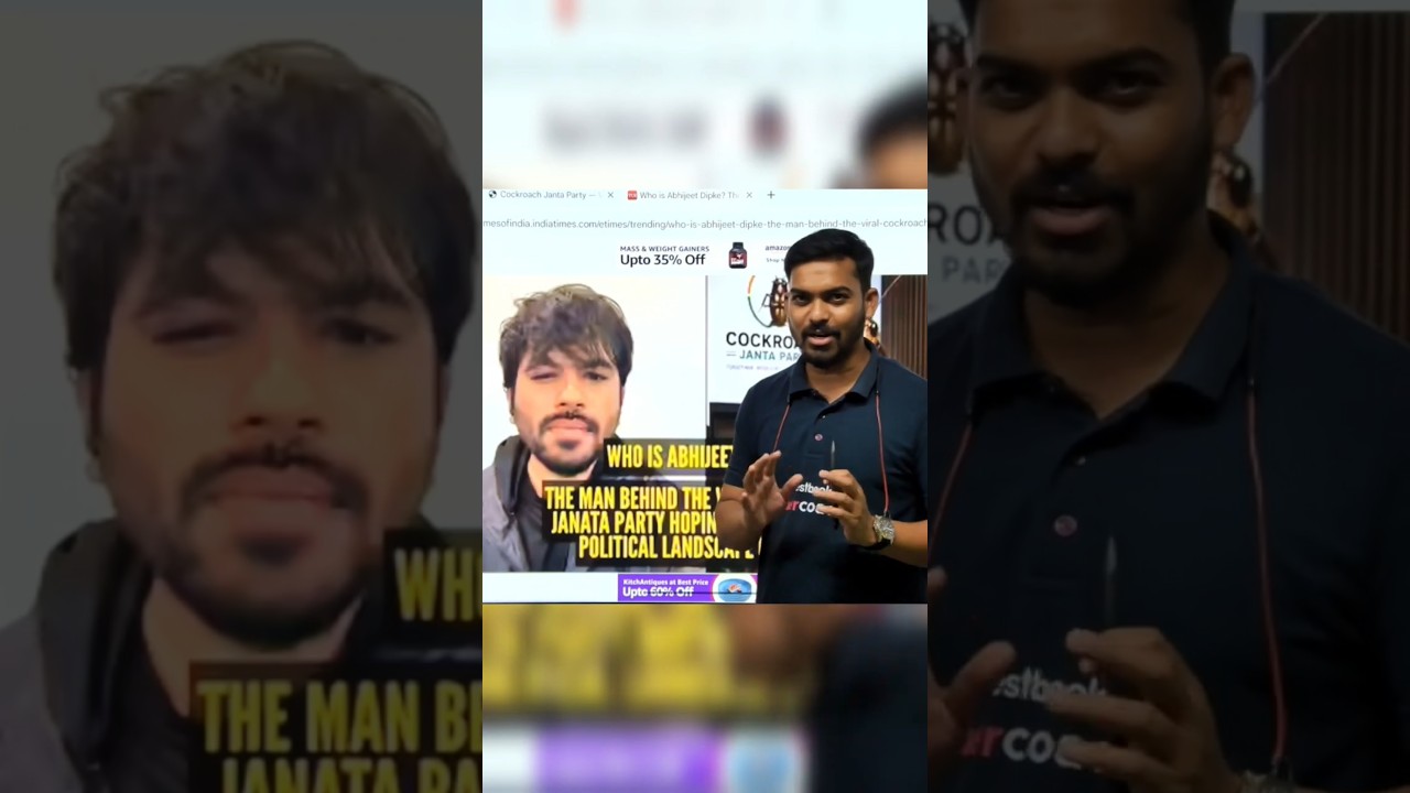Cockroach Janta Party 🪳 | Who is Abhijeet Dipke? | CJI Surya Kant Statement on Youth #cjp #cji #news