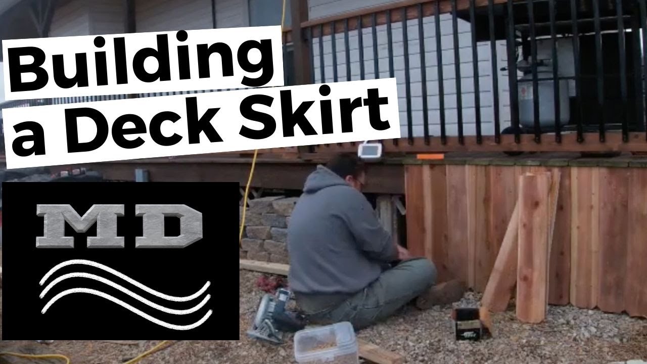 Installing a Deck Skirt