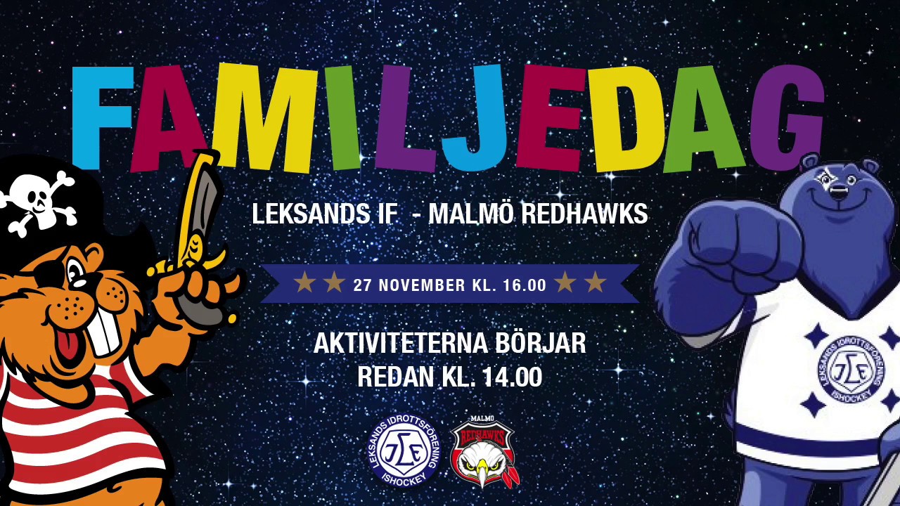 Leksands IF Familjedag 27 november 2016 Tegera Arena