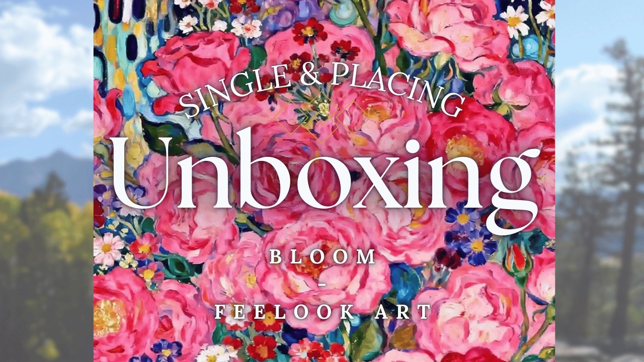 Мой первый набор для алмазной живописи FeeLook! - Распаковка набора Bloom #алмазнаяживопись #расп...
