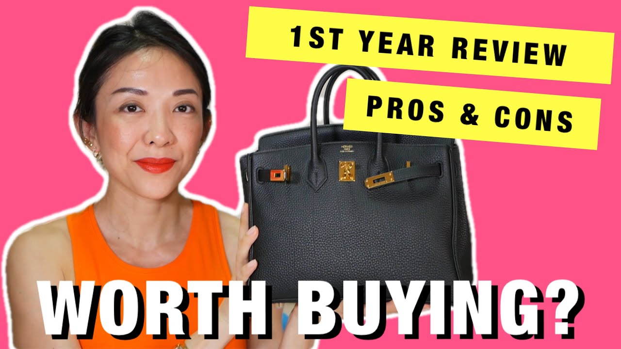 HERMES BIRKIN 25 REVIEW *1-YEAR LATER* | Pros & Cons, Thoughts | Kat L