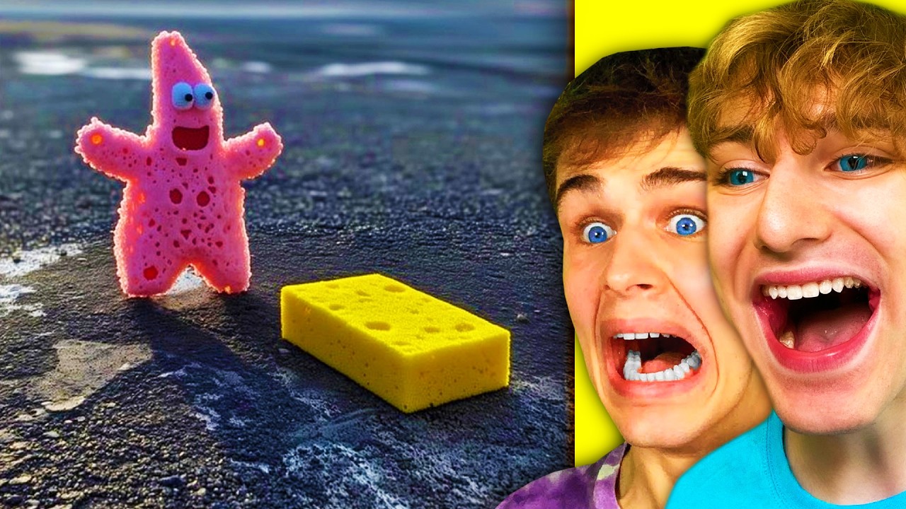 Zkus NEŘÍCT WOW na SPONGEBOB VYNÁLEZY! + @bouchalreakce7520