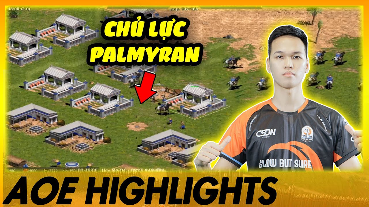 Chủ lực Chim Sẻ Đi Nắng khi được sở hữu con Palmyran…| AoE Highlights