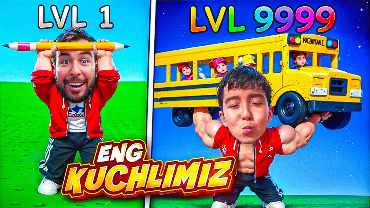 DUNYODAGI ENG OG’IR NARSALARNI KO’TARISH UCHUN TINMAY ROBUX ISHLATDIM.