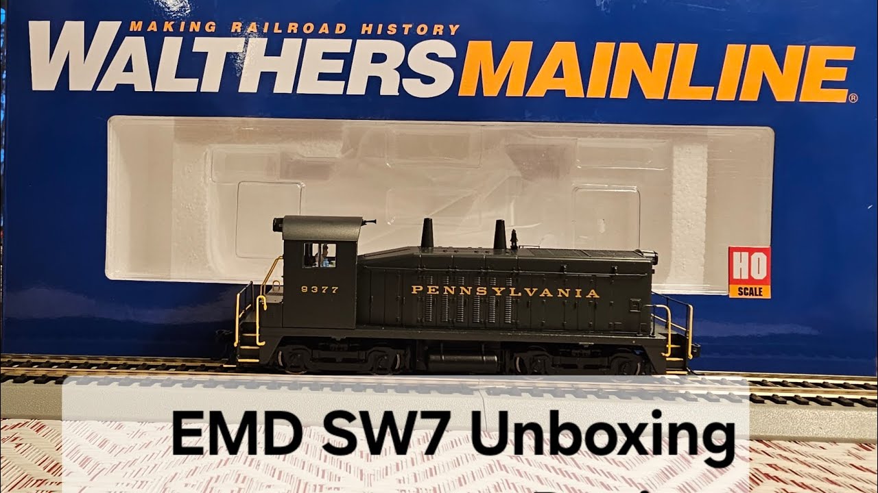 Walthers Mainline EMD SW7 Unboxing Review. Locomotive Review 3