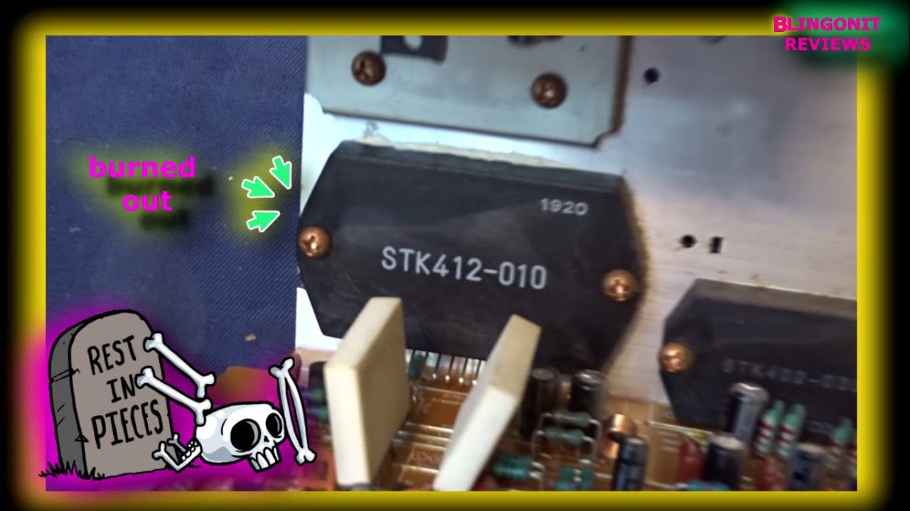 JVC MX-GT91R ,STK amp module replacement procedure,episode 4