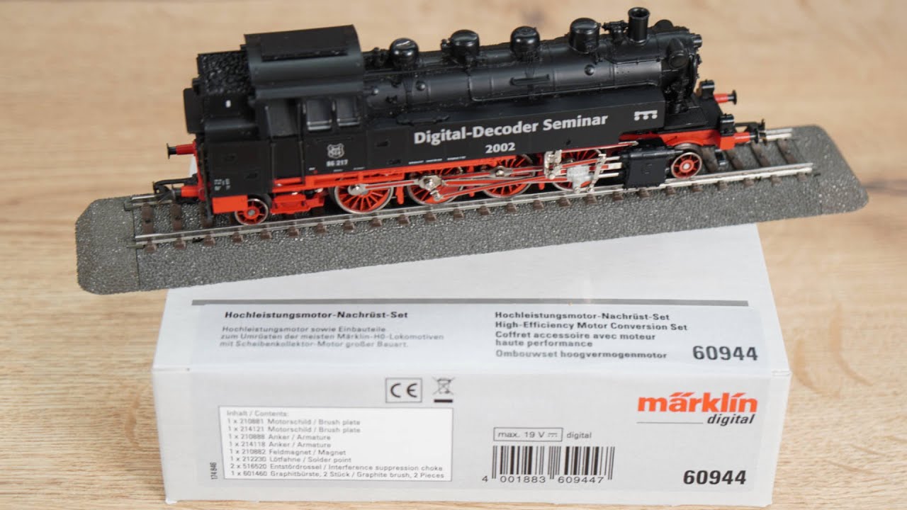 Der Einbau vom Märklin H0 Hochleistungsmotor-Nachrüst-Set 60944