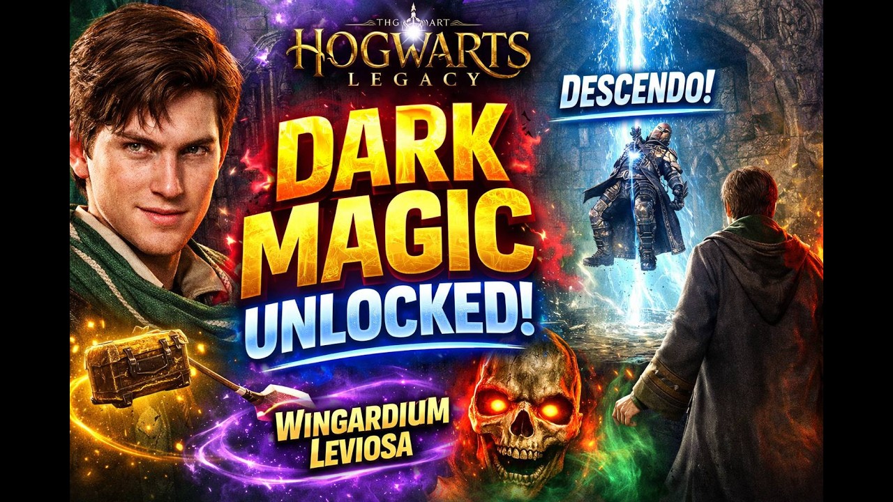 I Finally Learned Dark Magic in Hogwarts Legacy 😈🔥