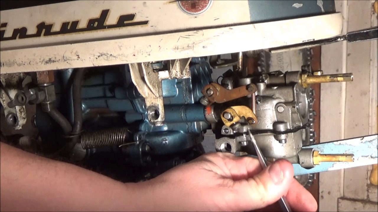 1957 Evinrude Carburetor Removal and Reinstallation