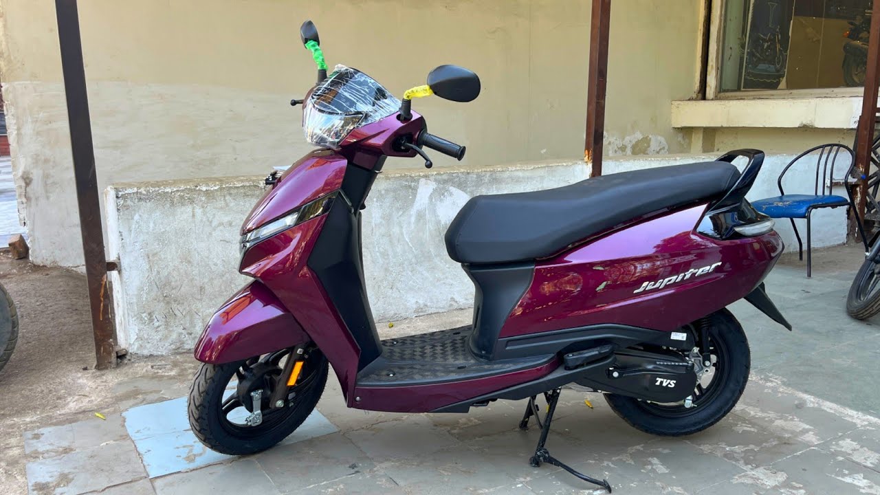 TVS Jupiter 110 Twilight Purple Colour Walkaround 😍 | Chassis Number 9