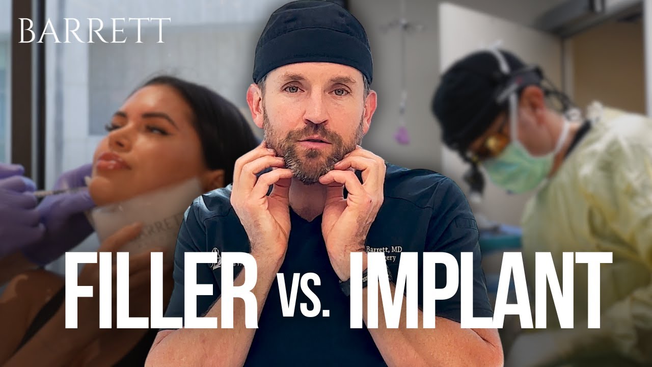 Jawline Enhancement: Filler vs. Implants!