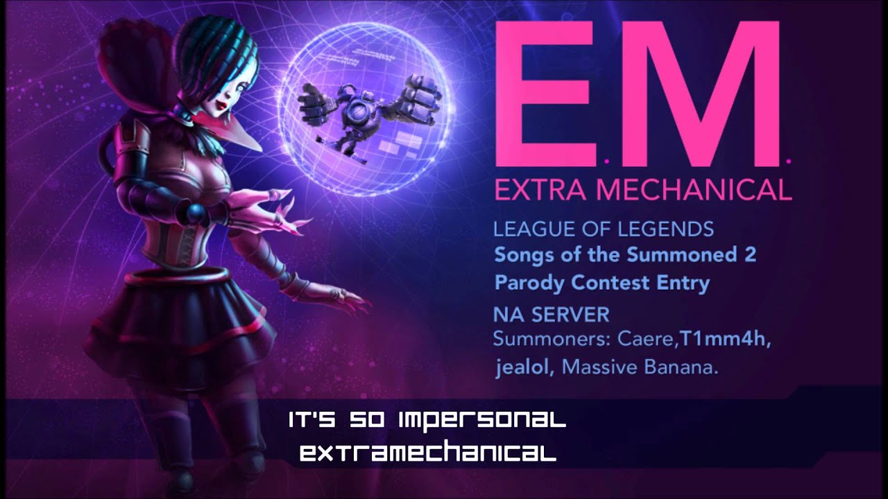 E.M. by No Tank (E.T. Parody) - League of Legends Songs of the Summoned 2 winner