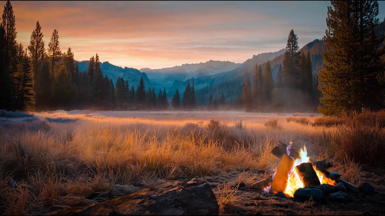 Day 74: A Gentle Place to Begin 🔥🌾 | Campfire & Meadow Birds
