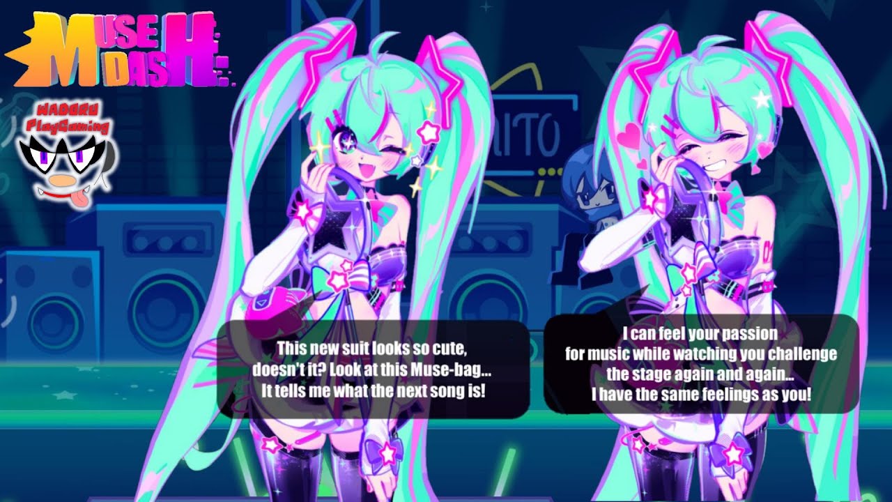【Muse Dash × Hatsune Miku】I'll have everyone's eyes to myself! Hatsune Miku VoiceLine