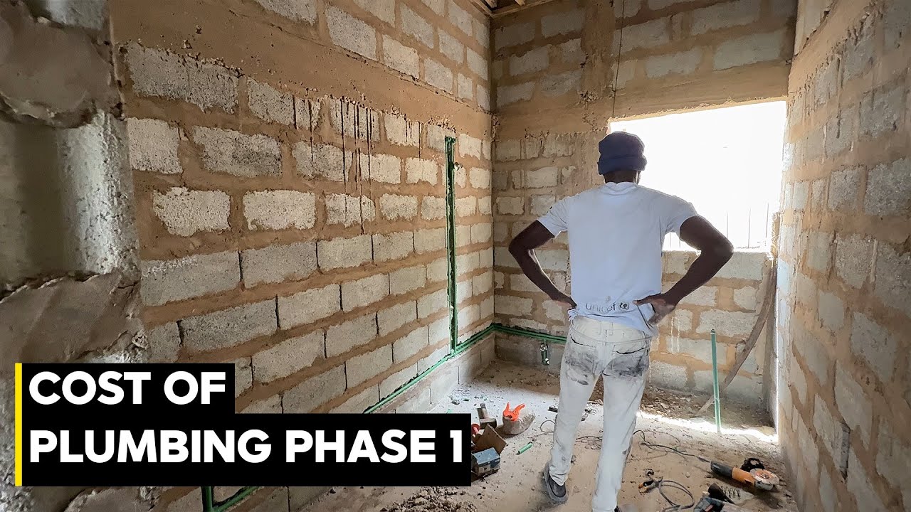 Building in Ghana - Complete Plumbing Phase 1 For 2-Bedroom, 2 Unit Apartment