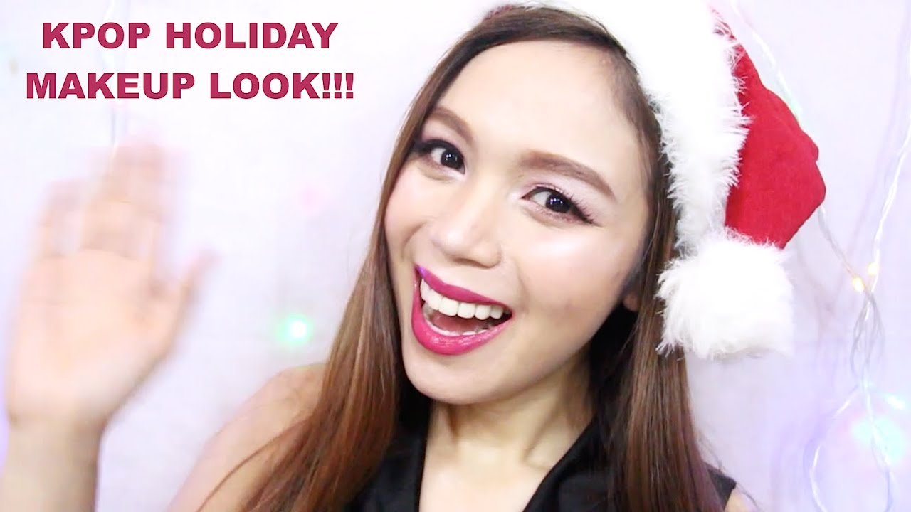 KPOP HOLIDAY MAKEUP LOOK - candyloveart