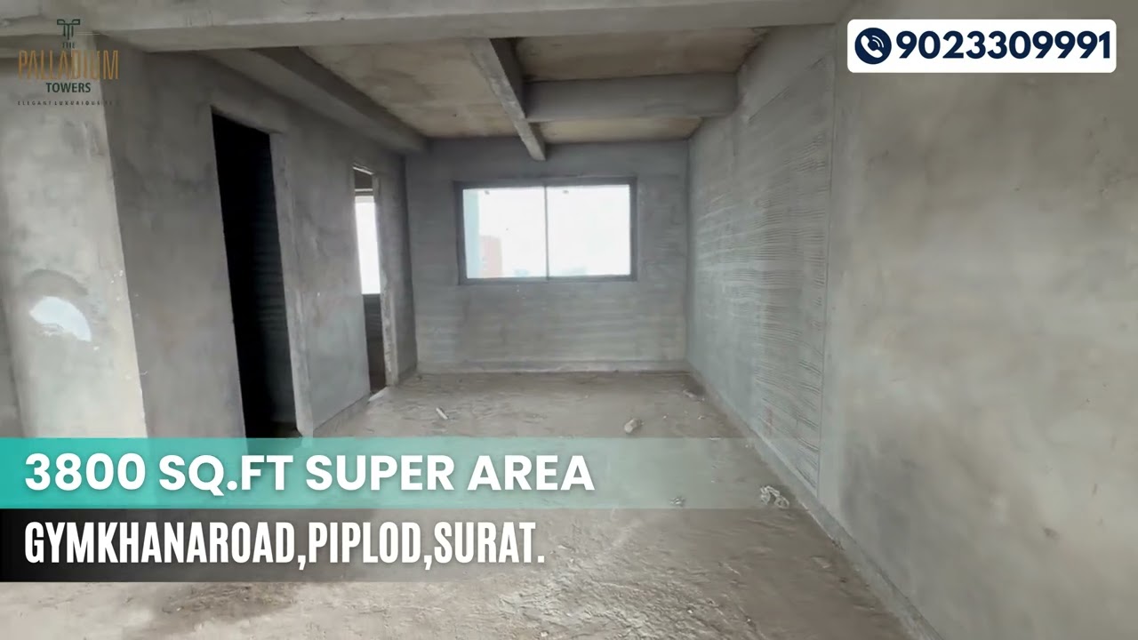 The Palladium Tower | Ultra Luxury 4 & 4.5 BHK + Penthouse | Gymkhana Road, Surat #luxuriousflats