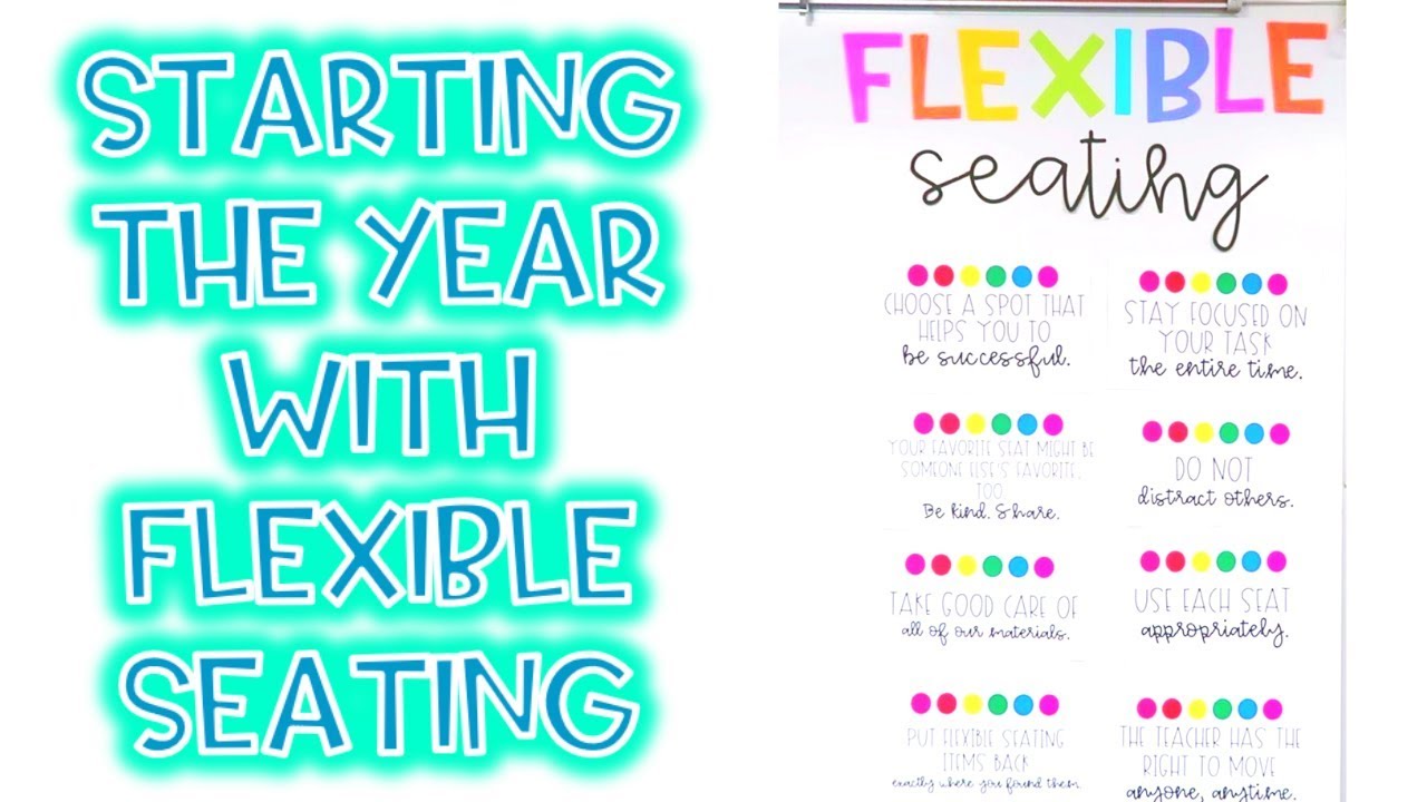 4 TIPS FOR FLEXIBLE SEATING AT THE BEGINNING OF THE YEAR