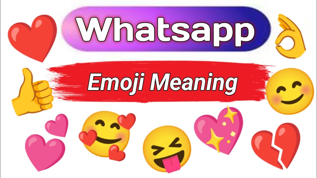 Whatsapp Emojis Meaning🥰/Heart Emoji Meaning❤️
