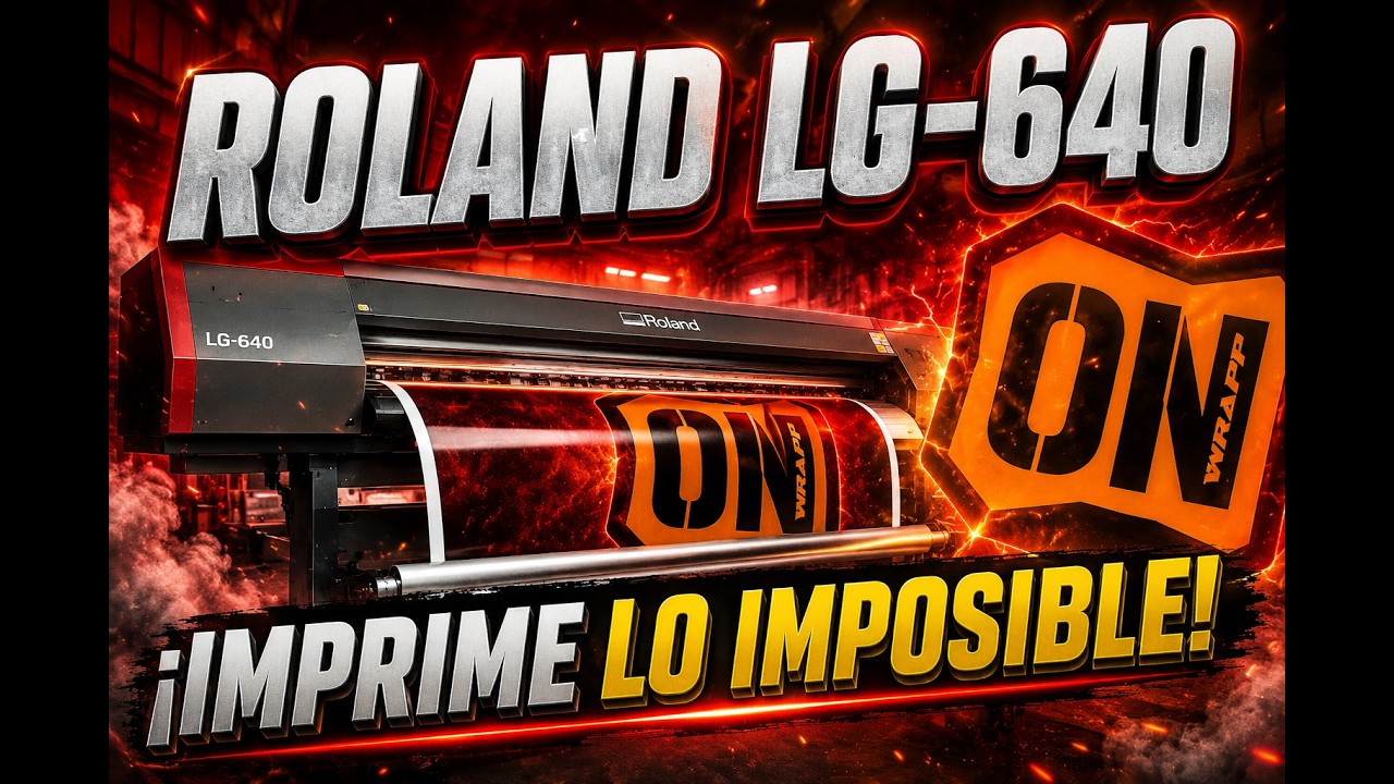 ROLAND LG-640 UV: DESCUBRE EL PODER DE IMPRIMIR SIN LIMITES