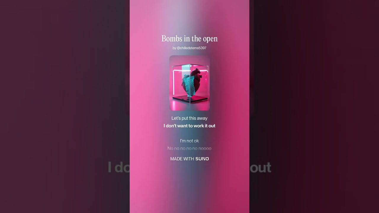Bombs in the open