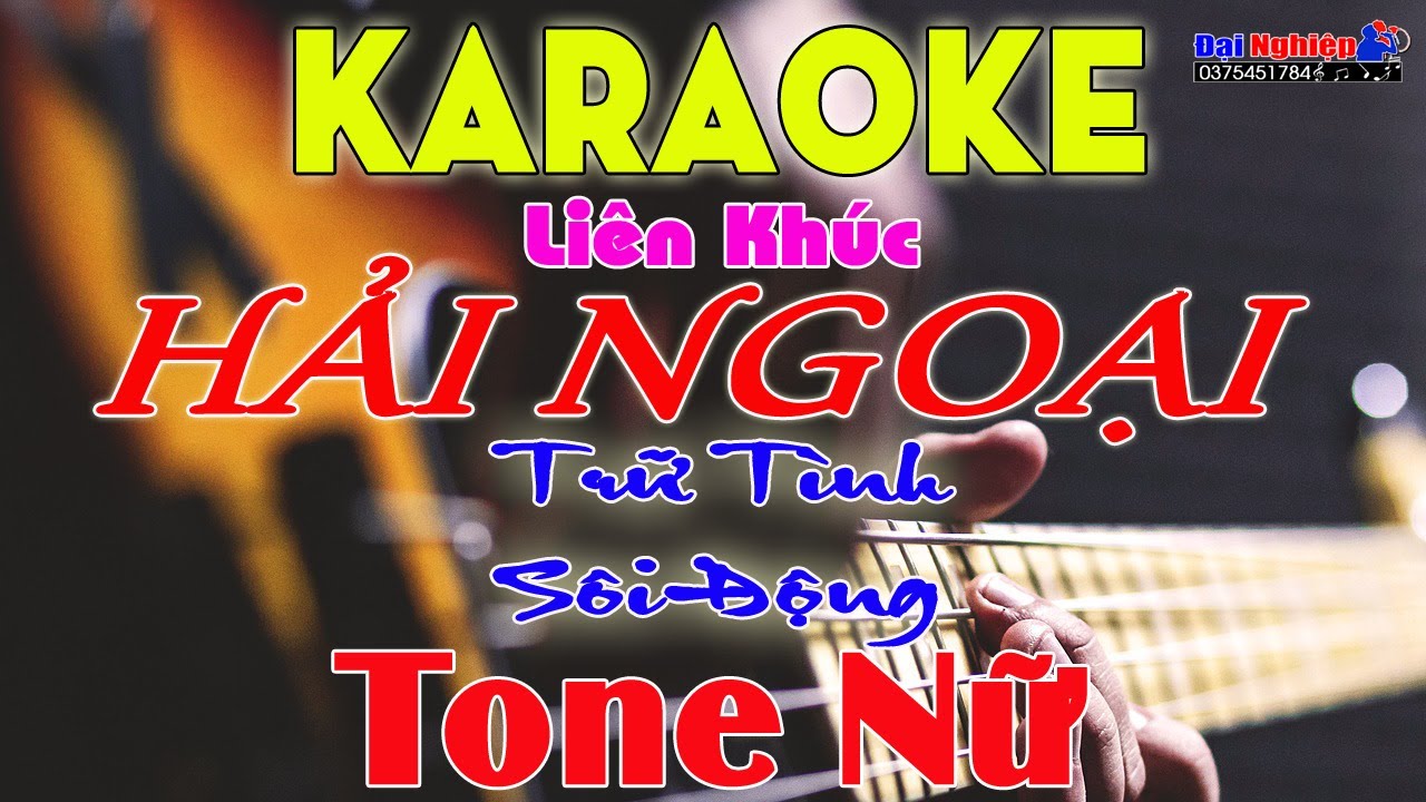 ✔️ Karaoke Liên Khúc Trữ Tình Sôi Động Tone Nữ Dễ Hát || Beat Đại Nghiệp || Karaoke Đại Nghiệp