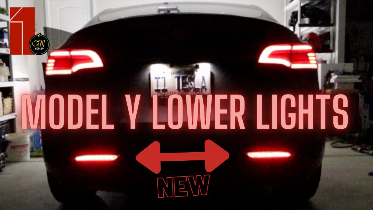 NEW Lower Lights Tesla Model Y + 3