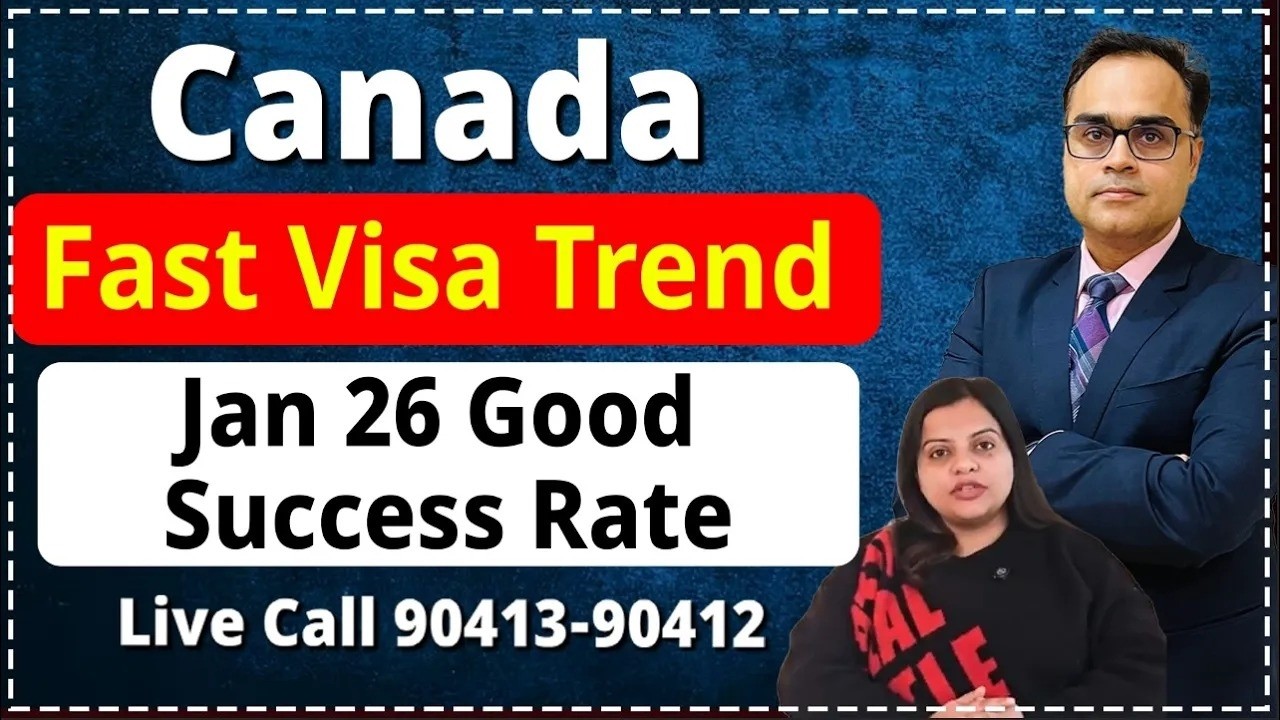 Canada : Again Fast Visa Trend | Jan Intake 26 Good Results