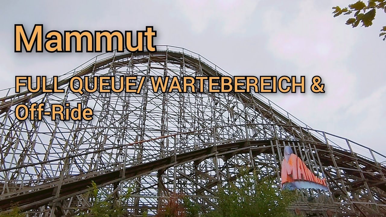 Mammut at Tripsdrill | FULL Queue/ Wartebereich Walkthrough & Off-Ride 2023