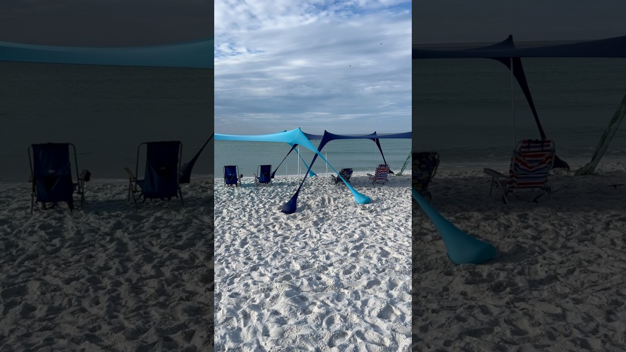 The BEST Beach Shade Tent #beach #sunshade #beachtent #beachshade