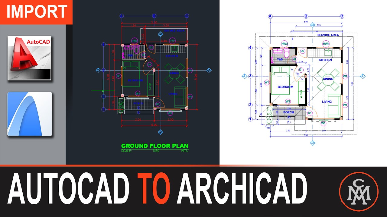 How to Import Autocad File into Archicad | HOW TO SCALE DRAWING IN ARCHICAD