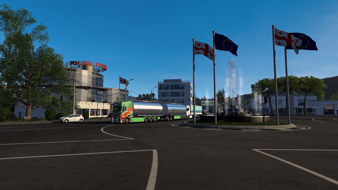 TRUCKING IN GEORGIAN REPUBLIC #RepublicOfGeorgia #MountainDriving #virtualtrucking #heavyhaul #ets2