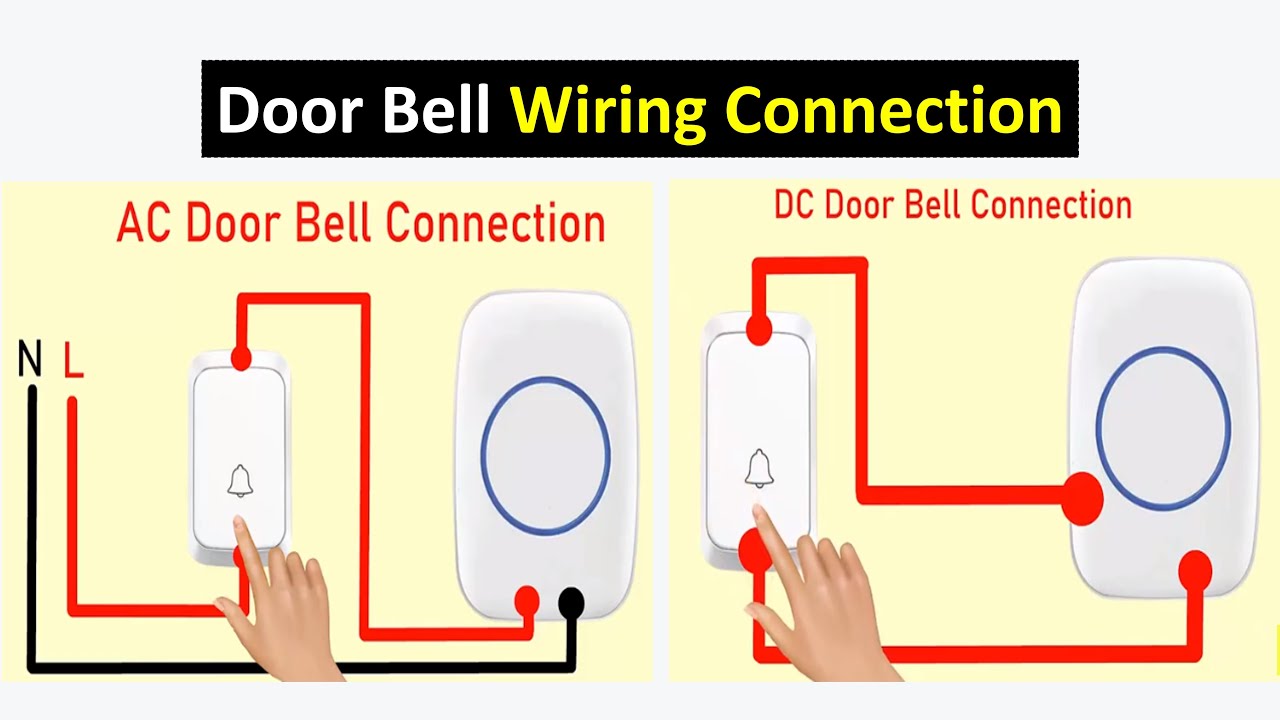 how to connect doorbell wires || Door Bell Wiring Connection