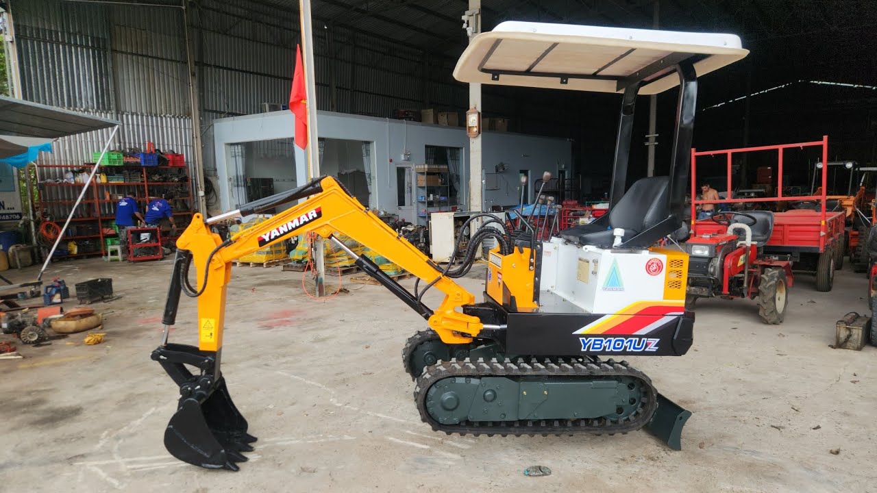 Xe Múc Full Mini Yanmar YB101 UZ : Nông Cơ Nguyễn Văn Châu