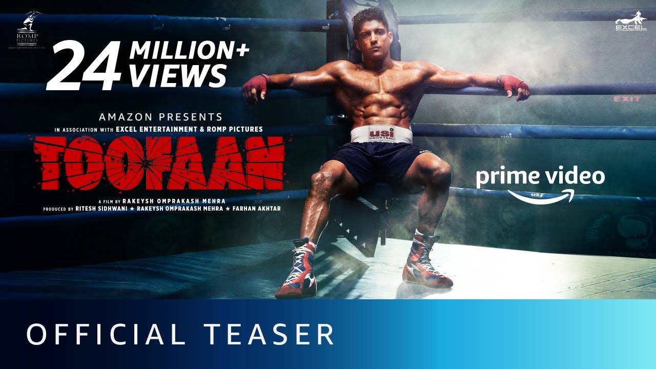 Toofaan - Official Teaser 2021 | Farhan Akhtar, Mrunal Thakur, Paresh Rawal | Amazon Prime Video