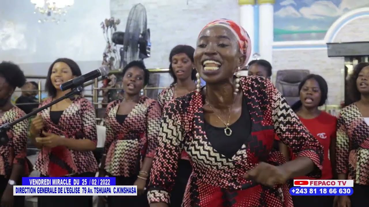 CULTE DE VENDEDI MIRACLE DU 25 FEVRIER 2022 A LA DIRECTION GENERALE DE FEPACO ,TSHUAPA.