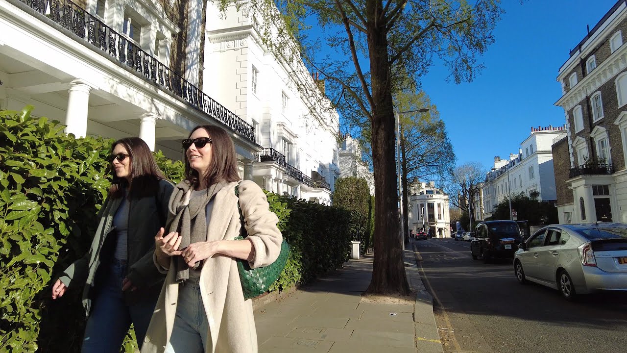 London Walk - 4K - Kensington High Street to Sloane Square via Chelsea Kings Road