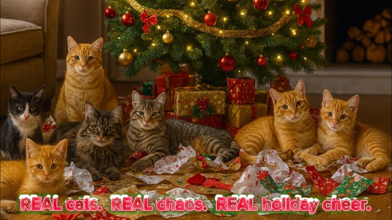 REAL Cat Fails 2025 😂🎄 | Holiday Chaos, Tech Disasters & Tree Fails