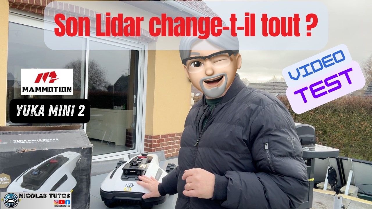 YUKA mini 2  Mammotion : Le Robot Tondeuse SANS CÂBLE qui change TOUT avec son Lidar en 2026 !