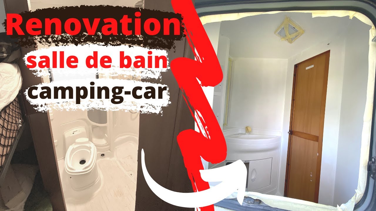 rénovation salle de bain du camping-car