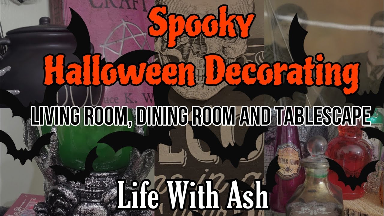 IT'S TIME!! HALLOWEEN DECORATING | Witch Apothecary, Spooky Living Room and Dining Tablescape!