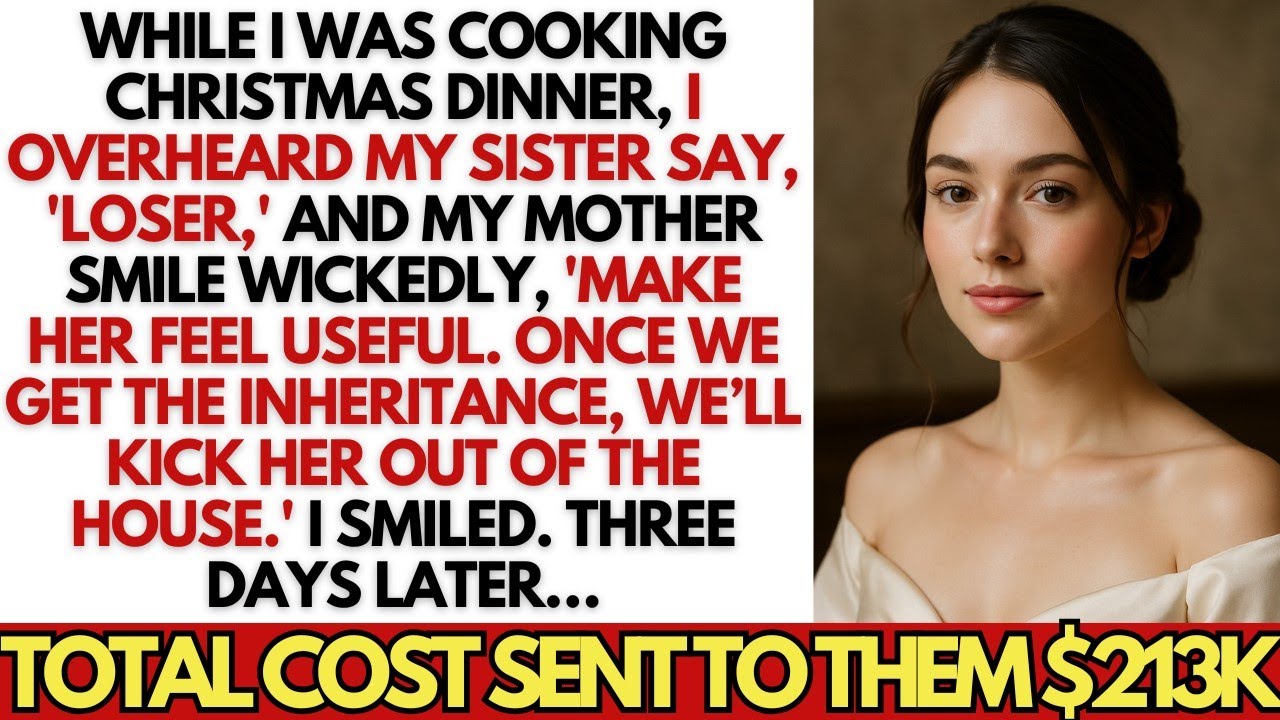 While I Cooked Christmas Dinner, My Sister Told My Mom I Was a “Failure”—I Smiled. Three Days Later…